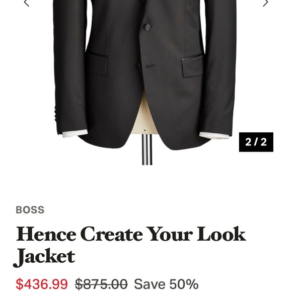 Vintage Hugo Boss Tuxedo Jacket - Picture 16 of 17